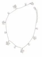 Crystal Butterfly Dangle Ankle
