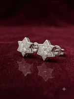 Celestial Star Diamond Stud Earrings