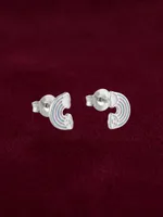 Pastel Rainbow Enamel Stud Earrings