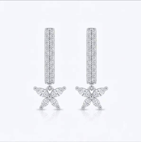 Butterfly Drop Earrings