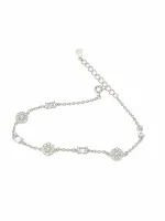 Celeste Floral Link Bracelet