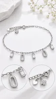 Celestial Link Charm anklet