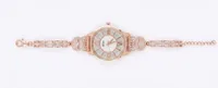 Pure Sterling Silver Rose Gold Plated Shimmer Roman Numeral Bracelet Watch