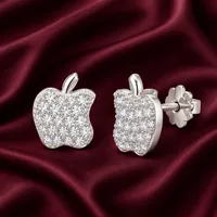 Apple Silver Stud