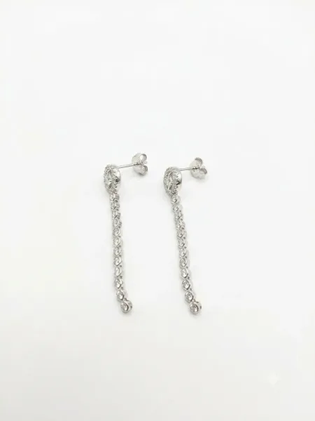 Eternal Heart Drop Earrings