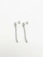 Eternal Heart Drop Earrings