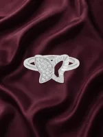 Celestial Butterfly Jewellery Pendant with earrings and ring