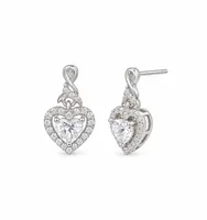 Silver Heart Earring