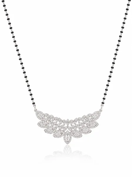 Royal Floral Cascade Diamond Mangalsutra