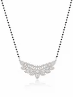 Royal Floral Cascade Diamond Mangalsutra