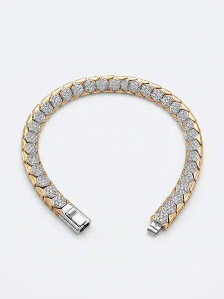 Honeycomb Link Bracelet