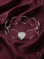Celeste Eternal Heart Bracelet and ring