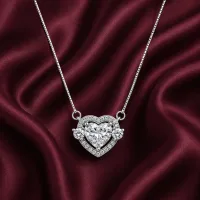 Sparkling Heart Crystal Pendant