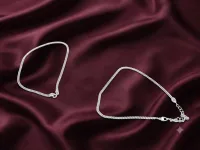 double-layered chain anklet