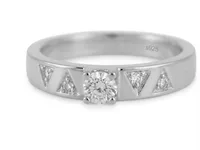 Silver Radiance Ring