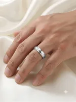 Silver Carved Ring