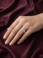 Celestial Chevron Cascade Ring