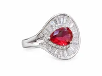 Ruby Baguette Radiance Ring