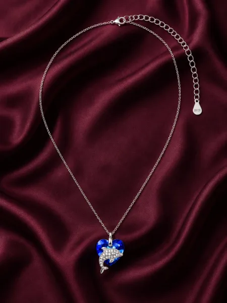 Royal Blue Dolphin Pendant