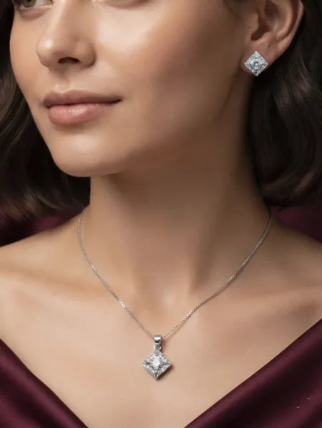 Celestial Elegance Set with pendant and earrings