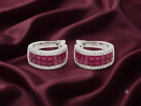 Ruby Royale Hoops