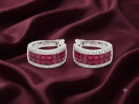 Ruby Royale Hoops