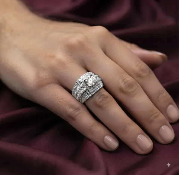 Regal Radiance Statement Ring