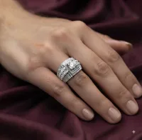 Regal Radiance Statement Ring