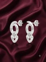 Interlocking Love-Link Earrings