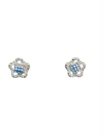 Celestial Bloom Elegance Set with pendant and earrings