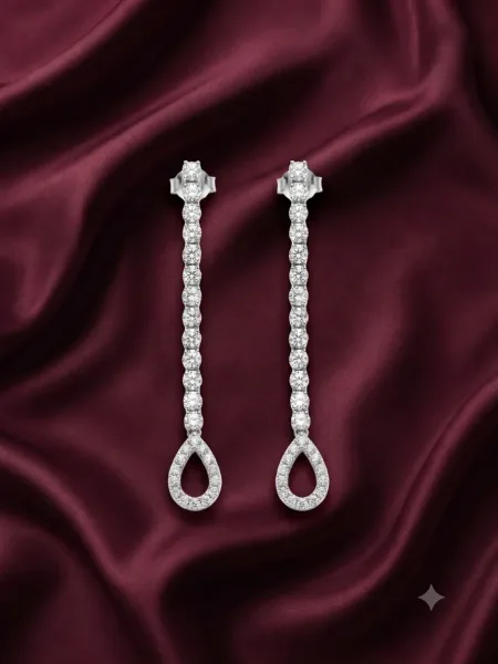 Crystal Cascade Earrings