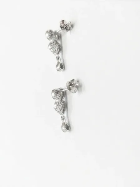 Celestia Heart Drop Earrings