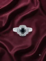 Noir Halo Ring