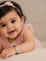 Royal Silver Charm Baby Kada bracelet