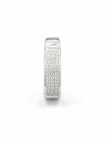 Classic Silver Textured Band Ring