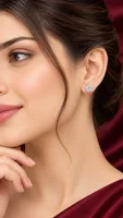 Classic Solitaire Diamond Stud Earrings