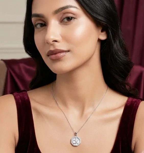 Calvin Klein Geometric Logo Pendant