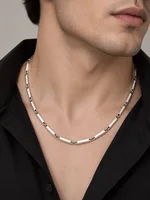 Sterling Bar Link Chain