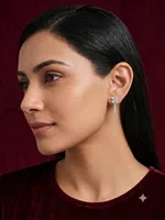 Four-Leaf Clover Diamond Drop Earrings