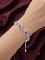 Celeste Azure Halo Bracelet