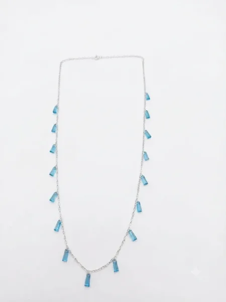 Azure Cascade Necklace
