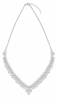 Lustrous Leaf Cascade Necklace Set