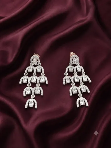 Celestial Cascade Chandelier Earrings