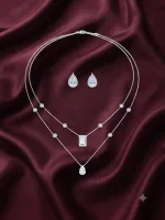 Elegant Double-Layer Teardrop Set