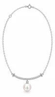 Silver Pearl Pendant chain