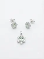 SILVO Verdant Bloom Pendant Set