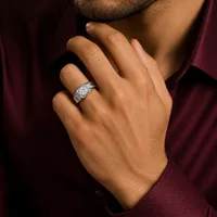 Bold Solitaire Statement Ring