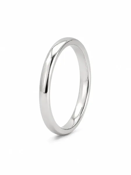 Classic Silver Minimal Band