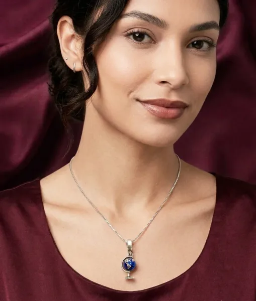 Azure Earth Pendant