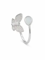 Pearl Butterfly Elegance Ring